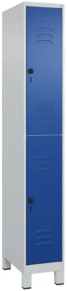 Armadietti a due piani C+P 1950x300x500 mm RAL 5010 blu genziana