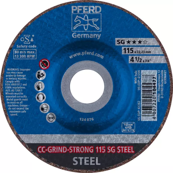 Schleifscheiben PFERD CC-Grind-Strong SG Steel