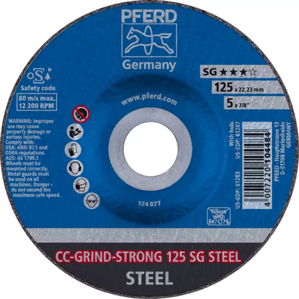 Schleifscheiben PFERD CC-Grind-Strong SG Steel