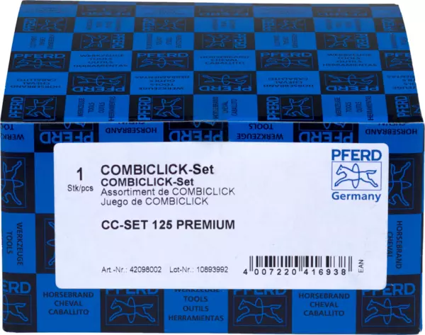 Schleifwerkzeug-Sätze PFERD CC-Set 125 Premium CC-H-GT Co-Cool