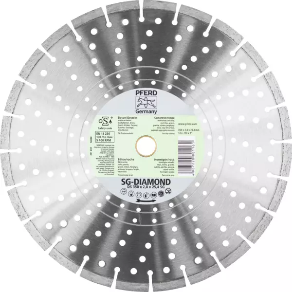 Diamant-Trennscheibe DS 350 x 2,8 x 25,4 SG