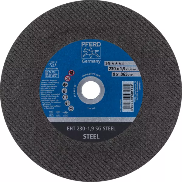 Trennscheiben PFERD SG Steel EHT 230-1,9 SG STEEL