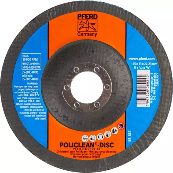 Reinigungsvlies-Scheiben PFERD Policlean PCLD PLUS 125-13