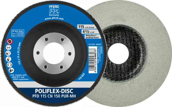 Poliflex®-Disc PFD 115-22 CN 150 PUR-MH