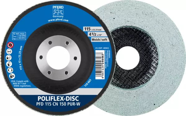 Poliflex®-Disc PFD 115-22 CN 150 PUR-W