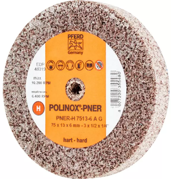 POLINOX®-Kompaktschleifrad PNER-H 7513-6 A G