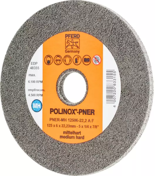 POLINOX®-Kompaktschleifrad PNER-MH 12506-22,2 A F
