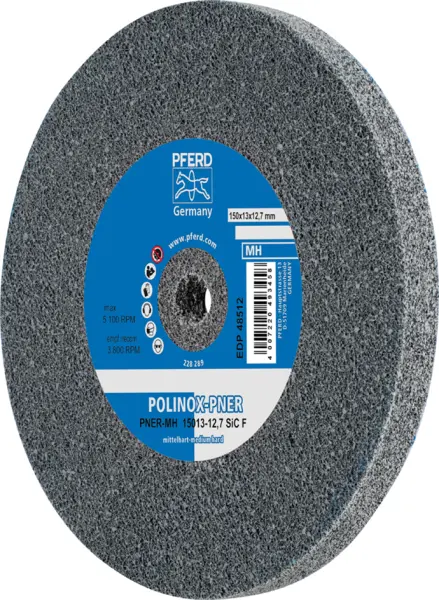 Ruote abrasive compatte PFERD Polinox PNER