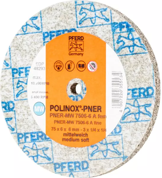 POLINOX®-Kompaktschleifrad PNER-MW 7506-6 A F