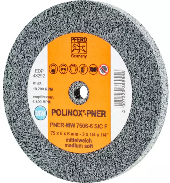 POLINOX®-Kompaktschleifrad PNER-MW 7506-6 SiC F