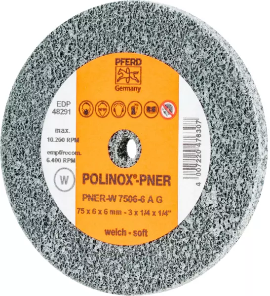 POLINOX®-Kompaktschleifrad PNER-W 7506-6 A G