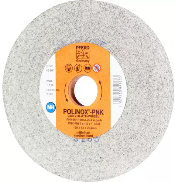 POLINOX®-Kompaktschleifrad PNK-MH 15013-25,4 A G