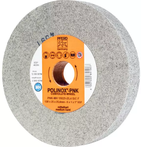 POLINOX®-Kompaktschleifrad PNK-MH 15025-25,4 SiC F