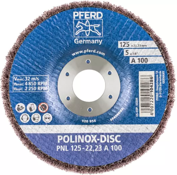 Fächerschleifscheiben PFERD Polinox PNL