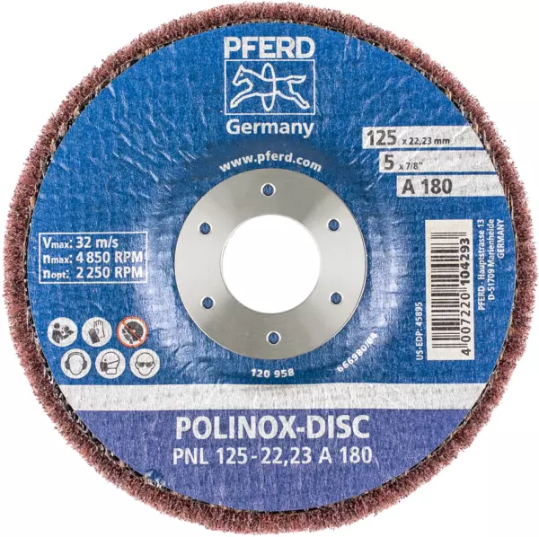 Fächerschleifscheiben PFERD Polinox PNL