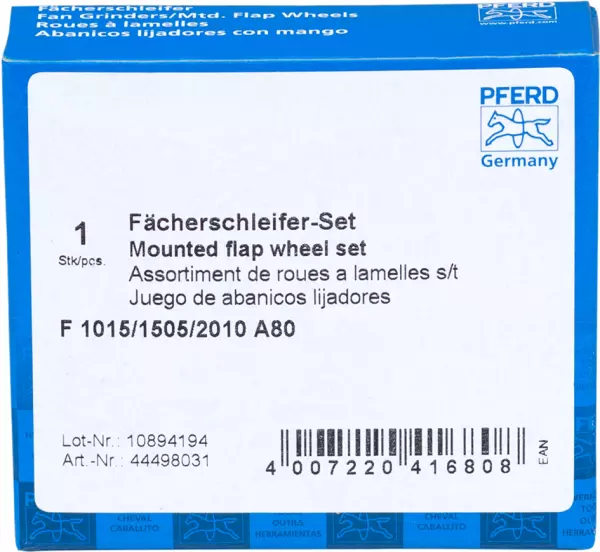 Fächerschleifer-Sets PFERD Set F 1015/1505/2010 A 80