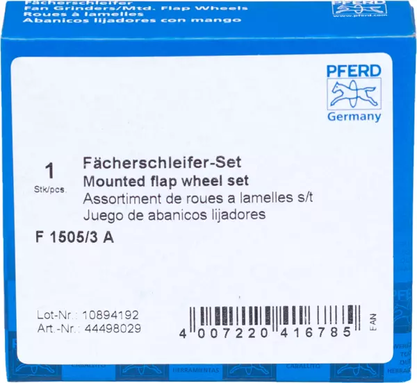 Fächerschleifer-Sets PFERD Set F 1505/3 A