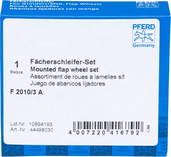 Fächerschleifer-Sets PFERD Set F 2010/3 A