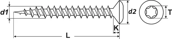 Spanplattenschrauben PROFIX