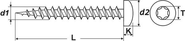 Spanplattenschrauben PROFIX PRO-PLUS T-Drive