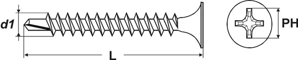 Schnellbau-Bohrschrauben PROFIX