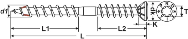 Fassadenschrauben PROFIX PRO-UNX®