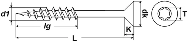 Holzbau-Konstruktionsschrauben PROFIX HCR