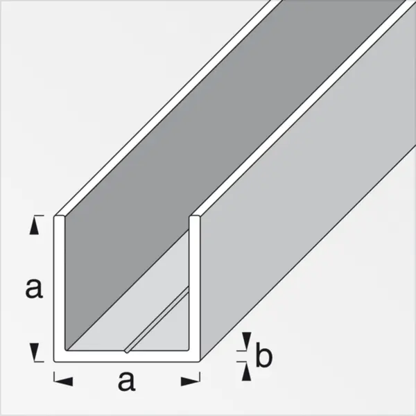 Quadrat U-Profile ALFER