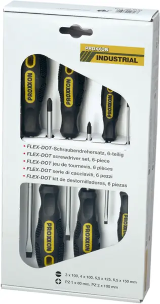 Schraubenzieher-Sätze mix PROXXON Industrial FLEX-DOT 104571