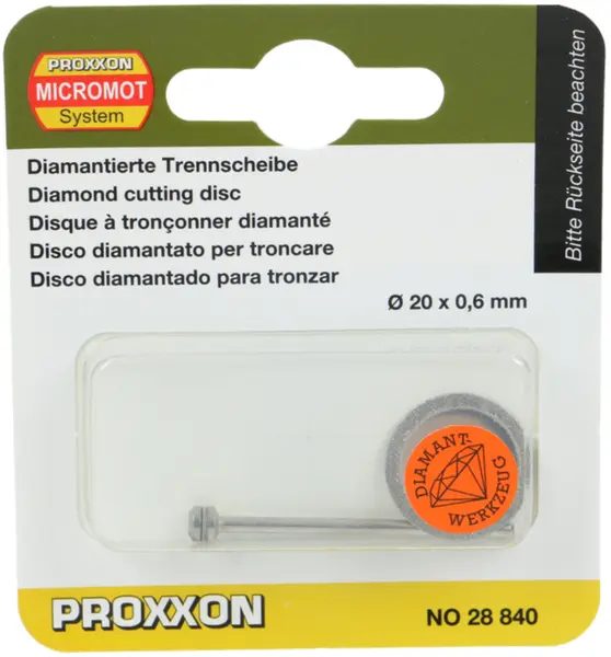 Diamant-Trennscheiben PROXXON Micromot