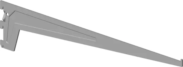 Tablarträger ELEMENT System 10100-00158 RAL 9006 Weissaluminium 600 mm