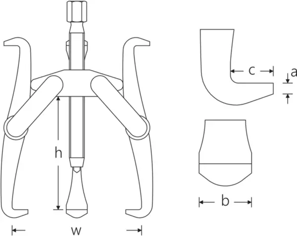 Abzieher STAHLWILLE 11351