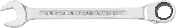 Ratschen-Gabel-Ringschlüssel STAHLWILLE Open-Ratch 11/16 Zoll