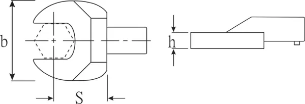Einsteck-Maulschlüssel STAHLWILLE
