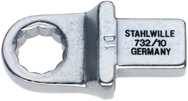 Einsteck-Ringschlüssel STAHLWILLE 732/10 Grösse 10 mm