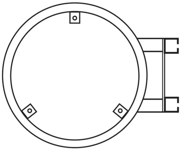 Rohrrahmen Steinemann Ø 600 mm ohne Laschen