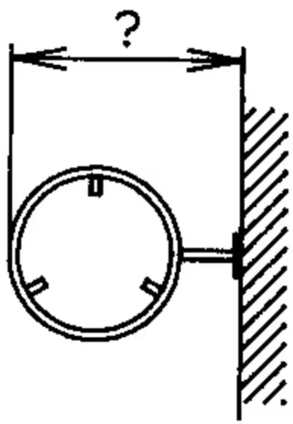 Rohrrahmen mit Wandhalterung Steinemann Ø 400 mm