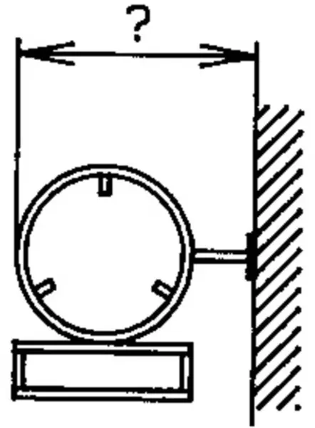 Rohrrahmen mit Wandhalterung Steinemann Ø 400 mm