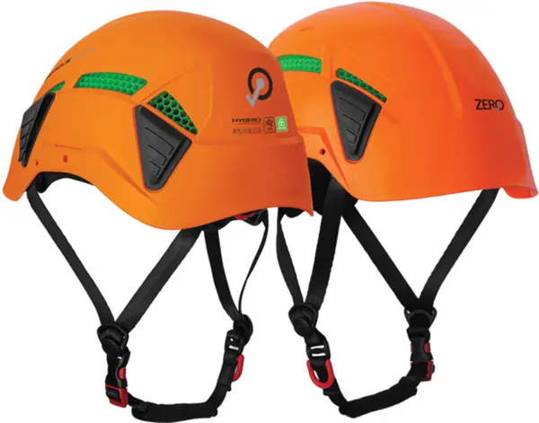 Schutzhelme mit Kinnriemen ZERO Pinnacle Zertec orange