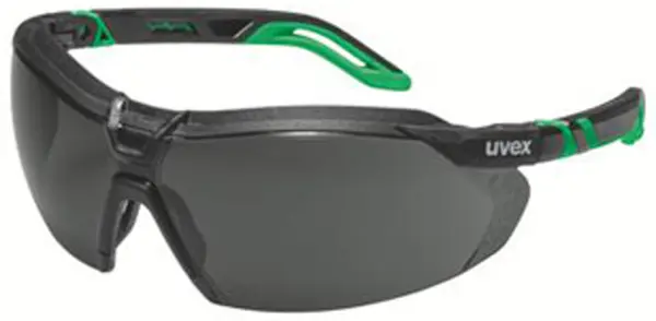 Schutzbrillen UVEX 9183.0 i-5 schwarz / grün 5 W1 FTKN CE
