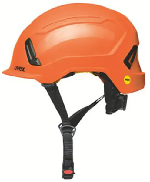 Schutzhelme mit Kinnriemen UVEX pronamic alpine E MIPS orange
