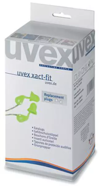 Bouchons de protection de l’ouïe UVEX xact-fit