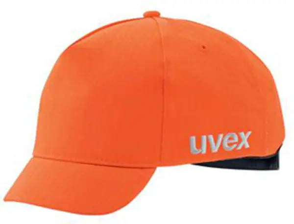 Casquettes anti-heurts UVEX u-cap sport hi-viz orange fluorescent 55-59 cm