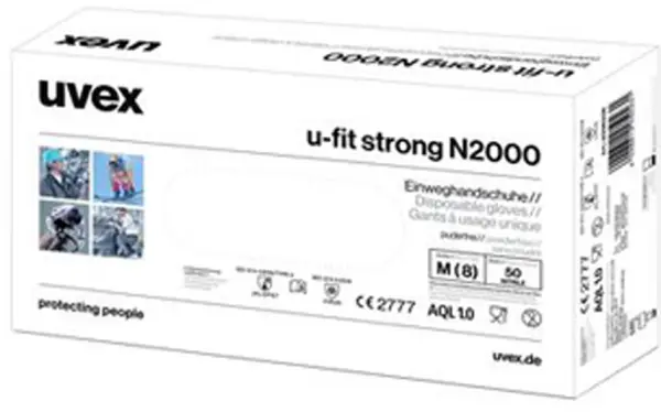 Chemikalien-Schutzhandschuhe UVEX 6096.2 u-fit strong N2000