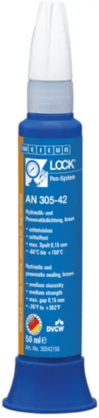 Hydraulikdichtungen WEICON Weiconlock AN 305-42 Plastikflasche 50.0 ml