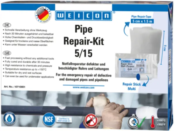 Reparatursätze WEICON Pipe Repair-Kit 5/15