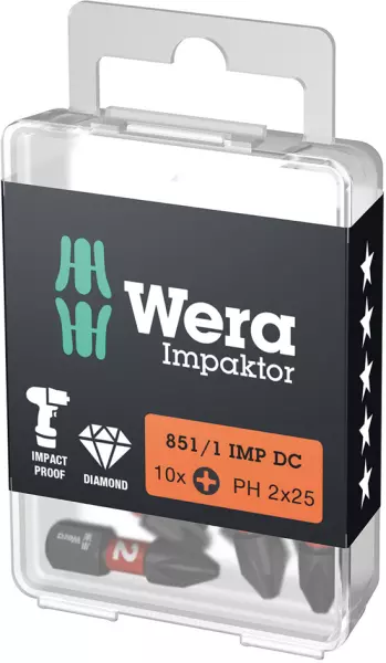 Impact-Bits WERA 851/1 IMP DC PH