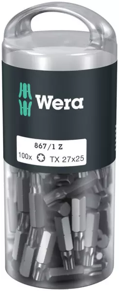Bits WERA Torx 867/1 Z, 867/4 Z
