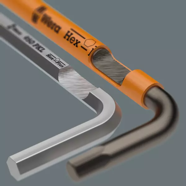Stiftschlüssel Inbus Hex-Plus mit Kugelkopf WERA Multicolour 950 SPKL HF